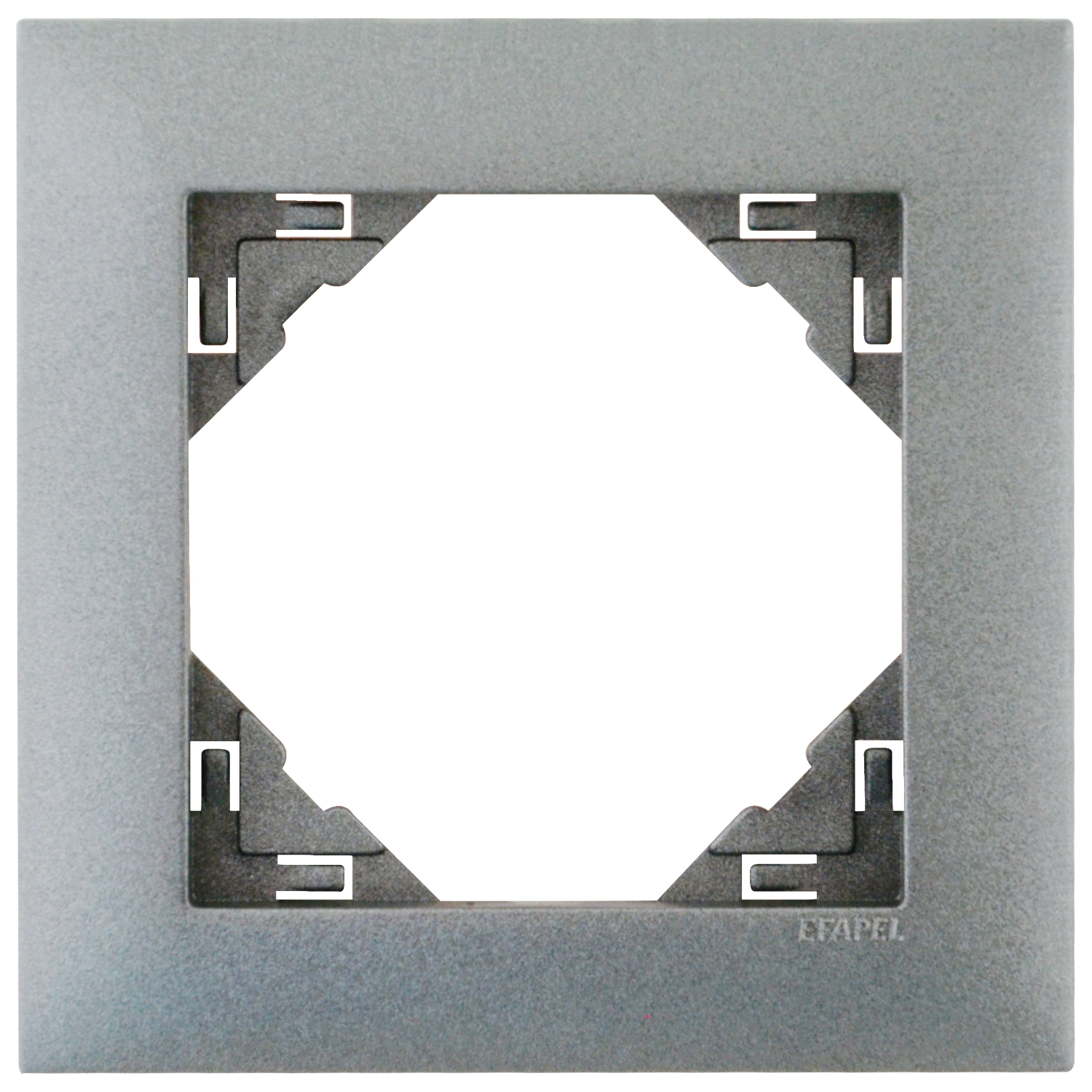 Abdeckrahmen 1-fach alu Logus