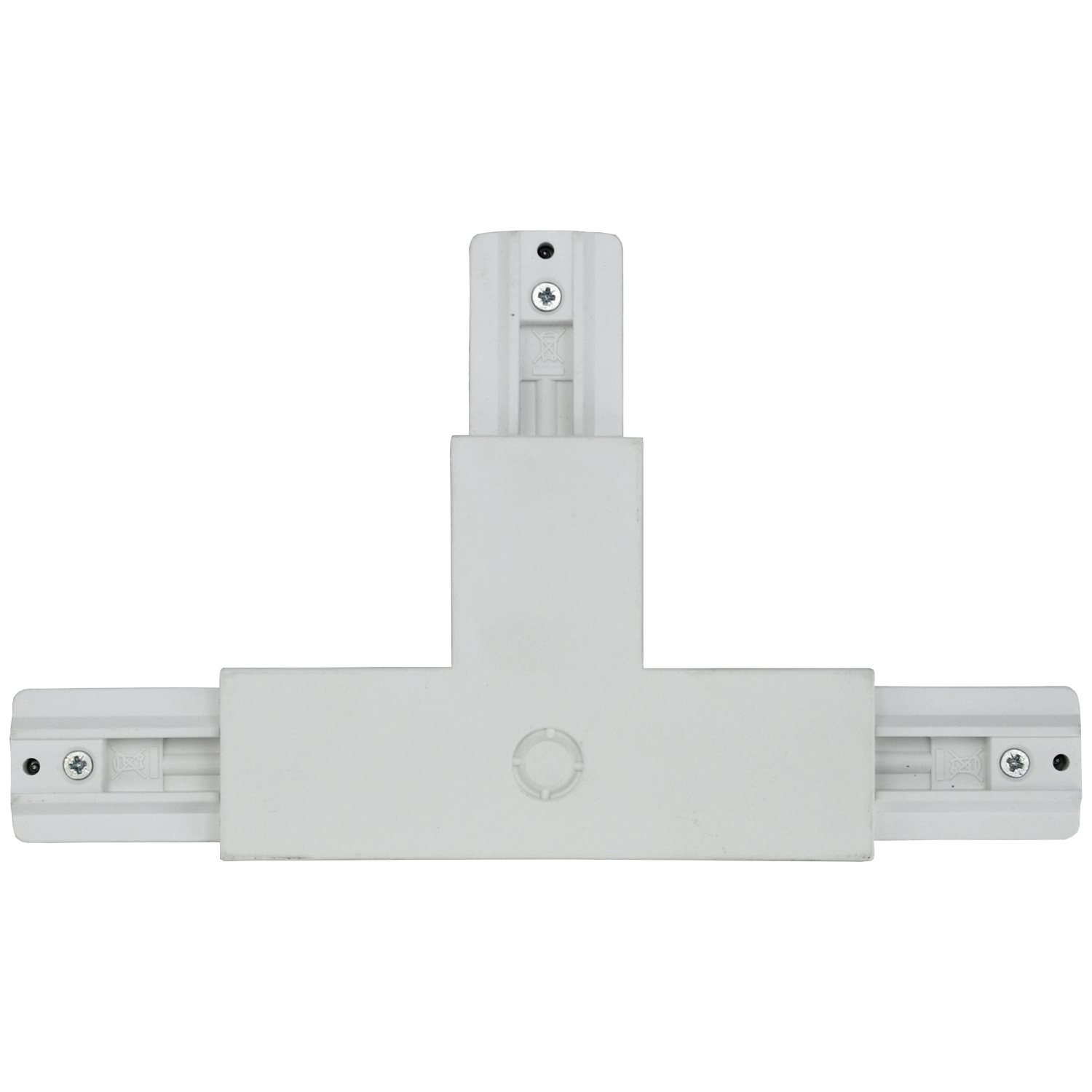 T-Verbinder links für 3-Phasen-Stromschiene weiß