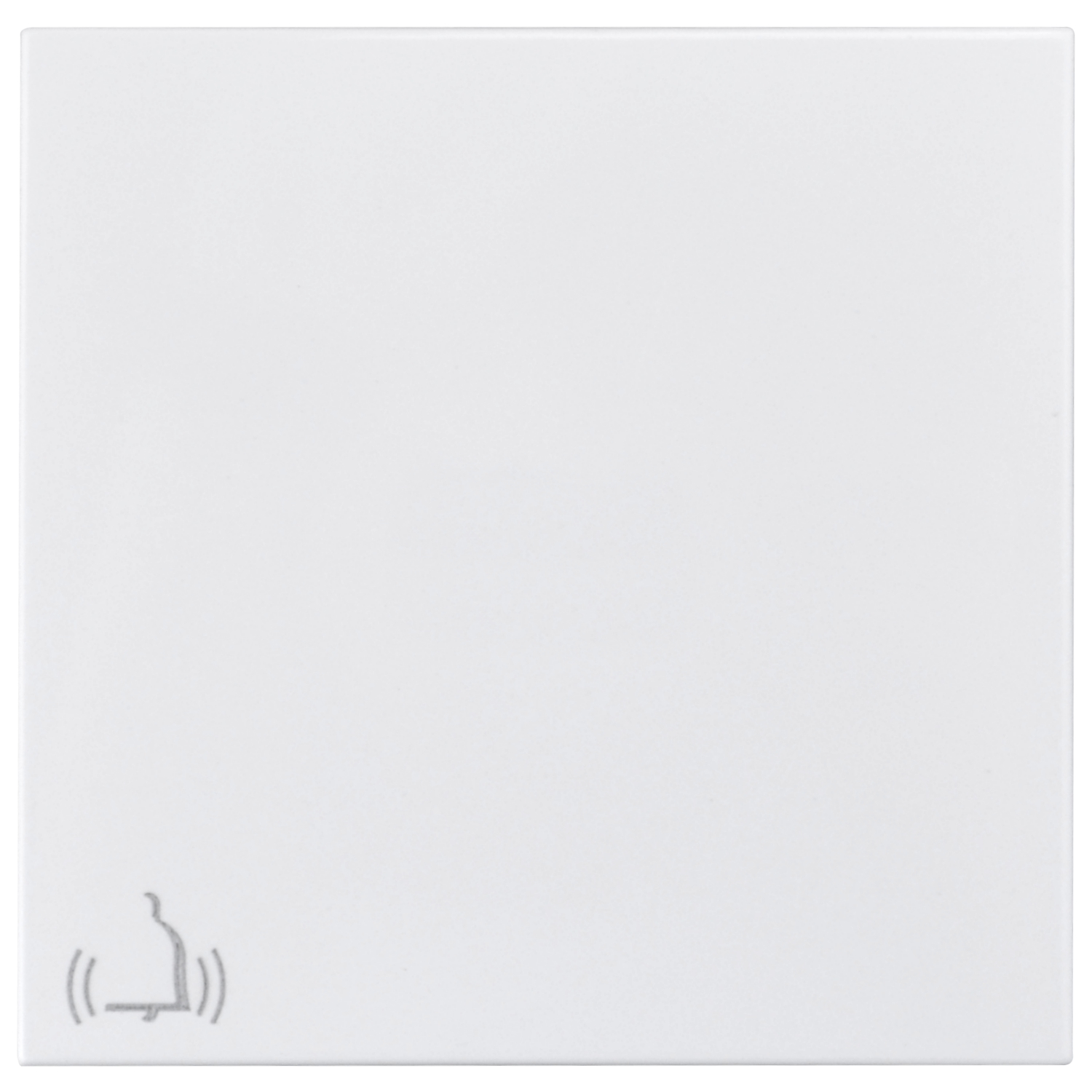 Wippe mit Glockensymbol weiß Logus