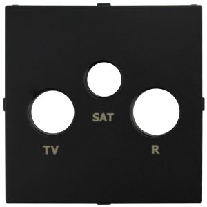 Abdeckrahmen schwarz