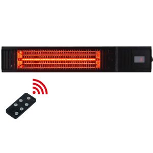 Terrassenstrahler wall 2000W schwarz