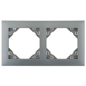 Abdeckrahmen schwarz