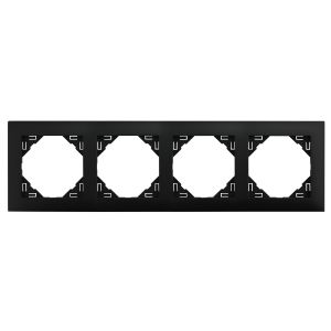 Abdeckrahmen schwarz