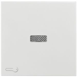 Wippe mit Linse und Lichtsymbol weiß Logus