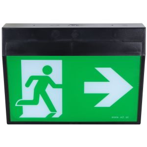 Notleuchte EasyCON X 3H IP54 schwarz LiFePO4