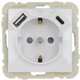 UP Steckdose mit USB A/C Logus weiß