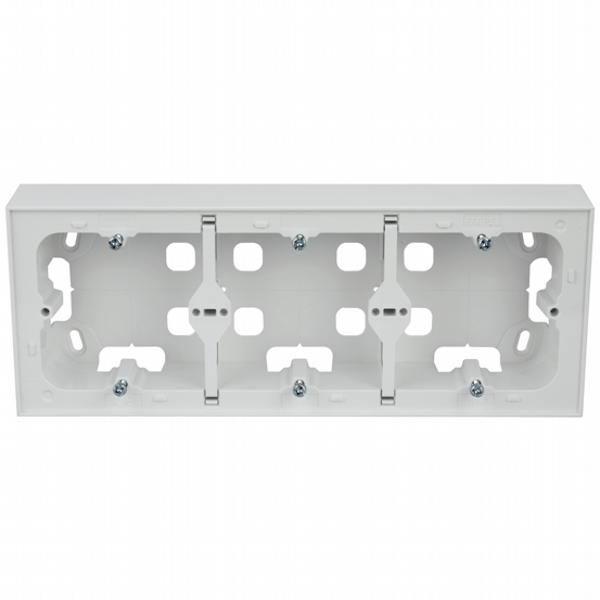 AP Gehäuse 3-fach Logus weiß