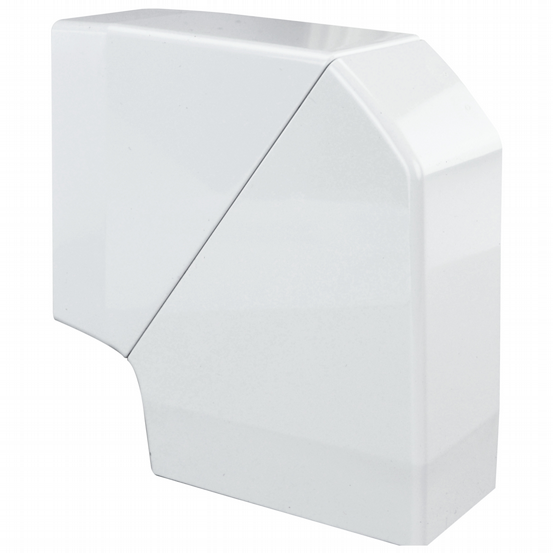 BK Bogen 90° 110x50mm 1-fach weiß