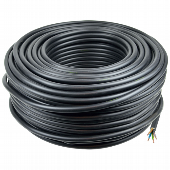 E-YY-J 5x2,5mm² schwarz 100m