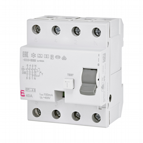 ETI FI-Schalter "S" 40/4/0,1A A-Typ