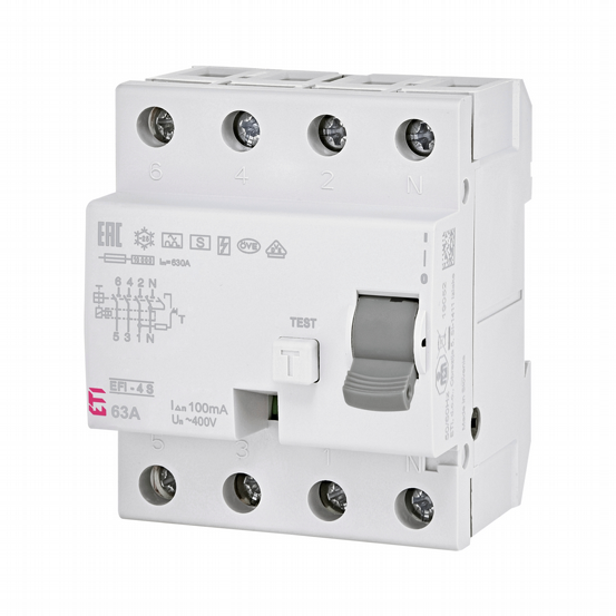 ETI FI-Schalter "S" 63/4/0,1A A-Typ