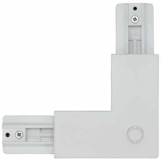 Eckverbinder 90° Außen 3-Phasen-Stromschiene weiß