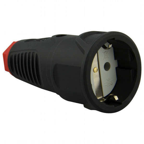 Gummikupplung schwarz IP20 PCE