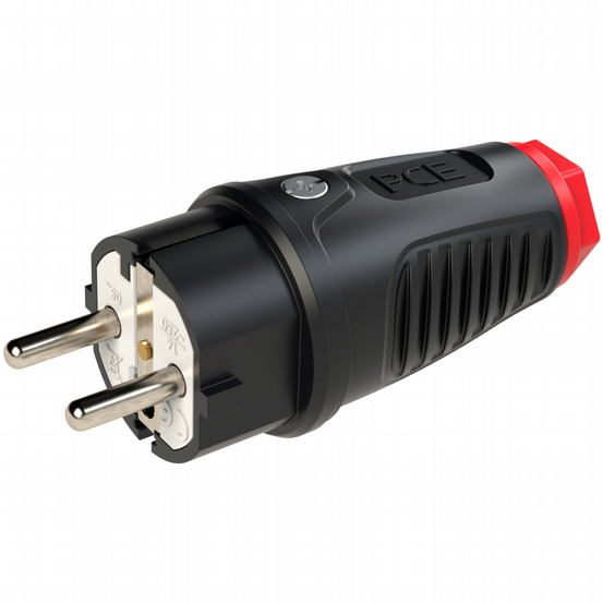 Gummistecker schwarz IP54 PCE