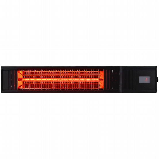 IR-Heizstrahler wall 2000W Fernbedienung schwarz