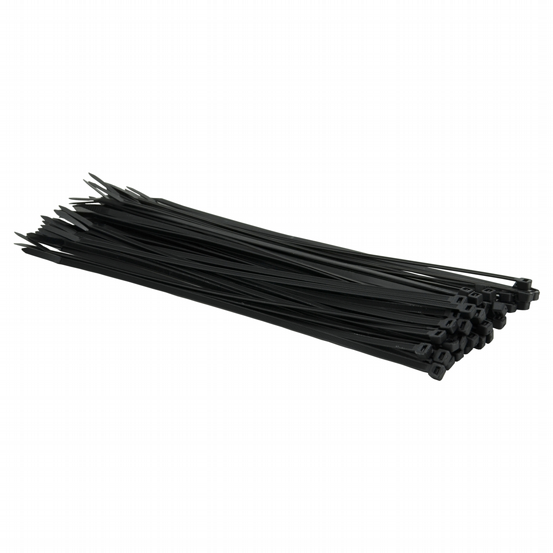 Kabelbinder UV 300x4,8mm sw 50Stk