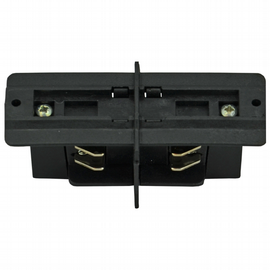 Längsverbinder 3-Phasen-Stromschiene schwarz