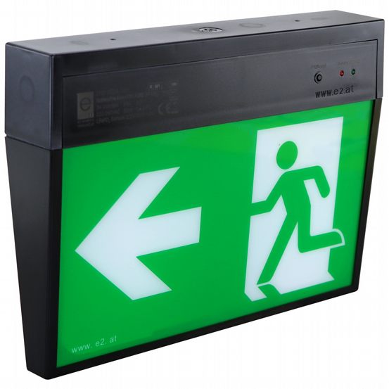 Notleuchte EasyCON X 3H IP54 schwarz LiFePO4