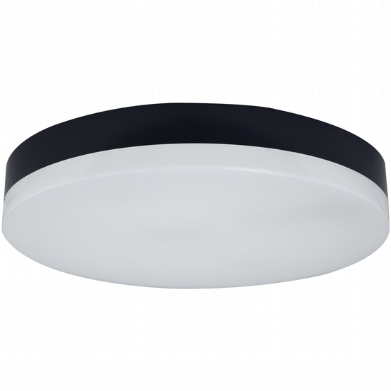 Opalleuchte ORBIS/RONDO 280 18W schwarz
