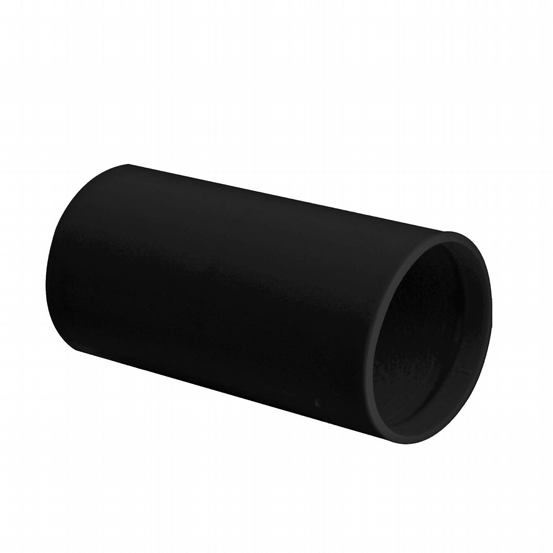 Steckmuffen 25mm schwarz 10Stk