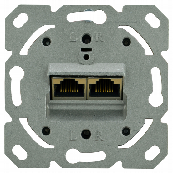 UP Datendose CAT.6A 2xRJ45 RL