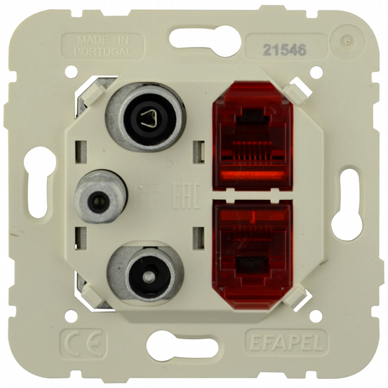 UP TV/RF/SAT/2xRJ45 CAT6 Logus