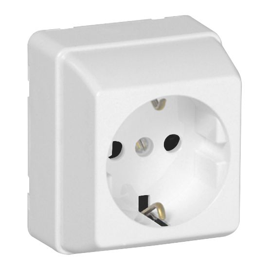 Verteiler Aufputzsteckdose SK ws