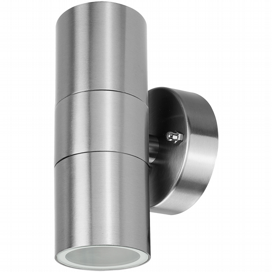 Wandleuchte ELECTRA up&down GU10 IP44 edelstahl